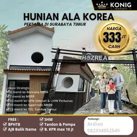 Rumah Hozrea, harga cash 333 juta, Wonorejo Selatan dekat MERR, Galaxy