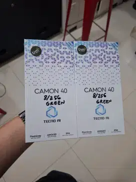 READY NEW TECNO CAMON 40 8/256GB ORI GARANSI RESMI