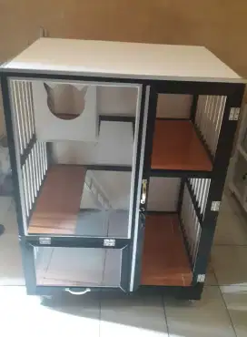 Kandang kucing alumunium