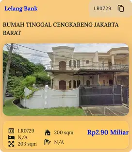 RUMAH TINGGAL, CENGKARENG, JAKARTA BARAT