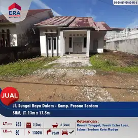 Dijual rumah type 80 - Serdam Kota (harga nego)