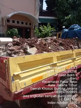Jasa buang puing dan pengurugan