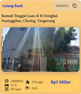 RUMAH DI H DONGKAL, PANINGGILAN, CILEDUG ,TANGERANG
