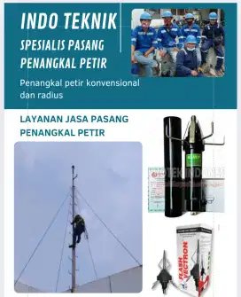 Ahli jasa pasang penangkal petir gunung Sindur gunung Putri Dramaga