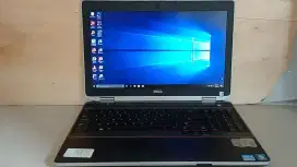 Laptop Dell Latitude E6520 core i7 Layar lebar 15, 6 inch Dual VGA