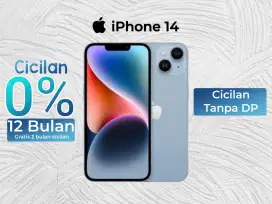 IPHONE 14 CICILAN KREDIT TANPA DP, BUNGA 0% 12 BULAN, GRATIS 2 BULAN