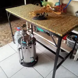 Jual setrika uap 10 ltr +meja