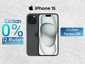 IPHONE 15 CICILAN KREDIT TANPA DP, BUNGA 0% 12 BULAN, GRATIS 2 BULAN