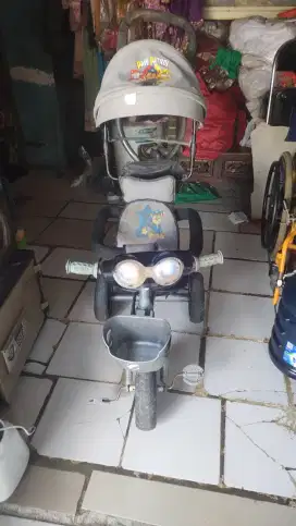 SEPEDA RODA 3 TIGA ANAK FAMILY F-360H PAW PATROL MUSIK