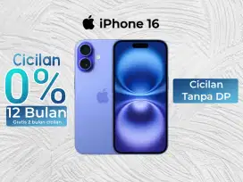 IPHONE 16 CICILAN KREDIT TANPA DP, BUNGA 0% 12 BULAN, GRATIS 2 BULAN