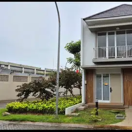 Rumah Baru Hoek Full Renovasi Bangunan Nara Village Gading Serpong