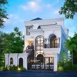 Rumah American Classic Plus kolam Renang Di Ciganjur Jagakarsa
