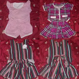 Preloved pribadi baju bayi perempuan 0-12month max bb 10kg