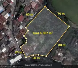 Dijual Cepat Tanah Hook Di Jalan Raya Bhayangkara Sukabumi
