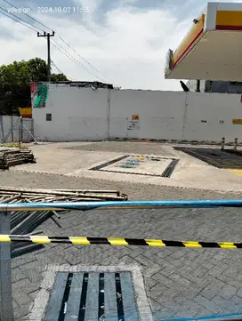 tanah siap pakai ex SPBU Raya Kedung cowek Kedinding suramadu