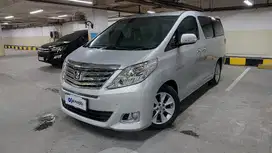 DP Rendah  12JT Toyota Alphard 2.4 G Bensin-AT 2012 Silver