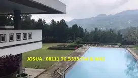 Villa Cisarua Puncak : LT 1 Ha, LB 600 m2, View Bagus, Kolam Renang