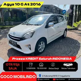 [Km78rb] Toyota Agya G Matic 2016 MURAH ISTIMEWA Bisa Kredit