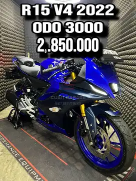R15 OR R 15 V4 2022 LOW KM 3000 PAJAK ON FULL ORIGINAL SUPERB UNIT