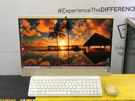 hp pc aio 22inc/intel core i3-8130u/ram4gb/harddisk 1000gb/fullset