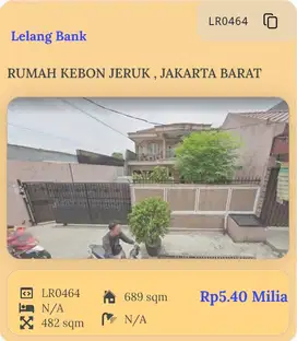 RUMAH DI KEBON JERUK, JAKARTA BARAT