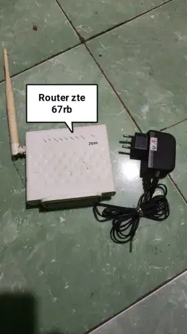 Router zte bekas
