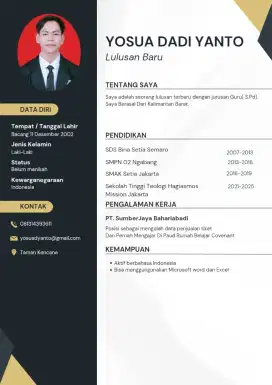 Info loker dong buat baru lulus S1