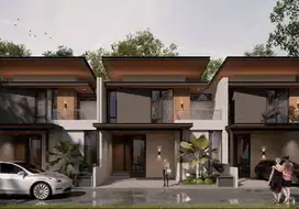 Rumah Modern Kontemporer 2 Lantai dekat Kampus UII