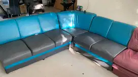 2 Set Sofa Bekas Empuk Second Isi 5 Kursi