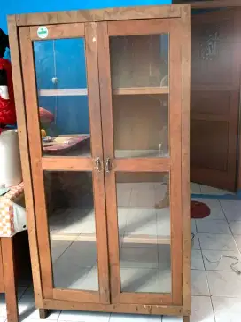 Lemari jati 4 shap Mumer