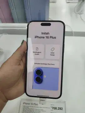 IPHONE 16+ 128GB segampang itu nyicil dengan promo bunga 0% cukup KTP