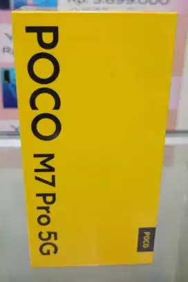Murah hp Poco M7 pro 5G 8/256baru buka segel dus, bs kredit/bs TT