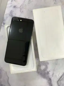 Iphone 7 plus 128GB jet black lengkap
