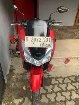 Dijual Yamaha Lexi 125cc 2018 Red Matte – Pajak Off 5 bln, Mesin Jalan