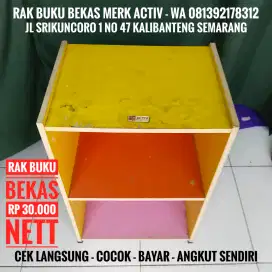 Rak Buku Bekas Merk Activ 2 Susun Stora Penyimpanan Serbaguna Semarang