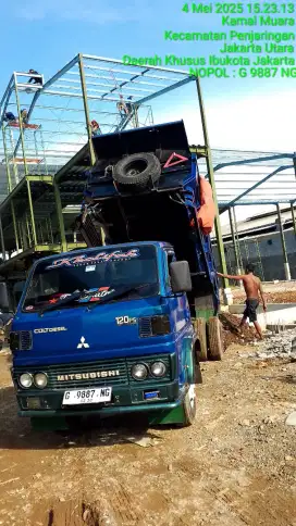 Jasa buang puing /sampah proyek & pengurugan