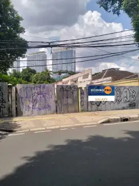 Di Sewakan Tanah siap bangun LT 1000 mtr Menteng Jakarta Pusat