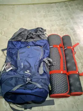 AREI CALDERA 60L + MATRAS + TREKKING POLE
