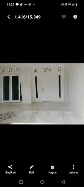 Rumah dikontrakan/Disewakan per tahun
