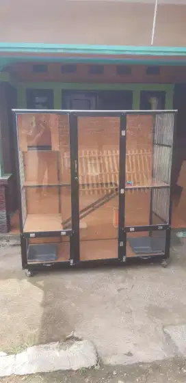 Kandang kucing alumunium