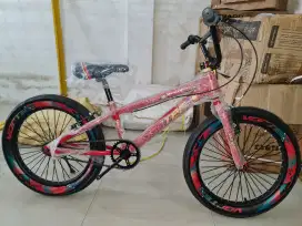 Sepeda BMX 20 inch GALAXY VORTEC ( BAN JUMBO 3.0 ) ( WARNA MERAH / RED
