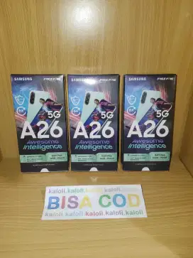 Samsung Galaxy A26 5G 8/256
New Segel Garansi Resmi Samsung Indonesia