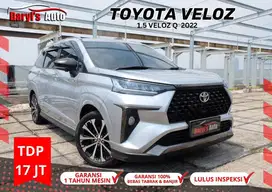 2022 TOYOTA AVANZA VELOZ Q CVT 1.5 AT TDP17jt