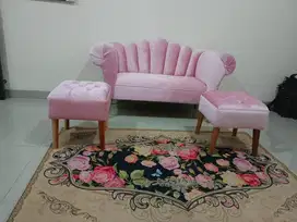 DI JUAL SOFA KERANG 1 SET + MEJA