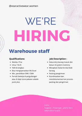 Warehouse Staff