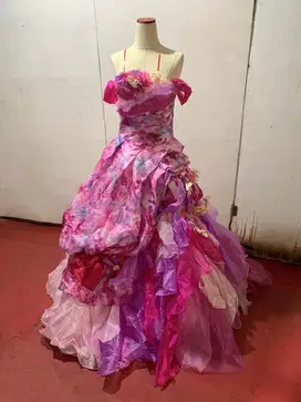 JUAL Gaun Flower Princess
