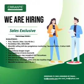 Di cari sales Cosmetik