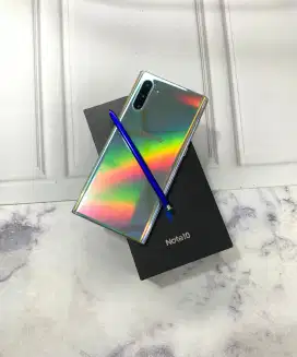 Samsung note 10 8/256 Aura glow sein resmi lengkap