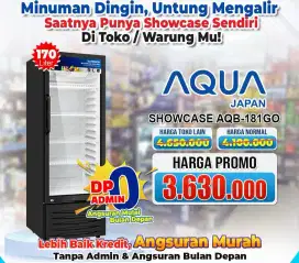 Kredit atau Cash Showcase AQUA 170L
