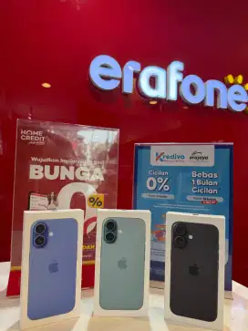 IPHONE 16 (128 GB) iBox 100% - Bisa Kredit Cukup KTP !!